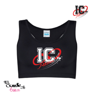 Infinity Cheer Allstars Sports Crop Top (Sports Bra) - Logo