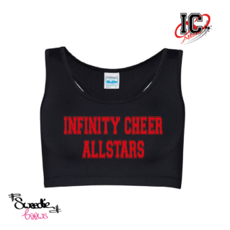 Infinity Cheer Allstars Sports Crop Top (Sports Bra)